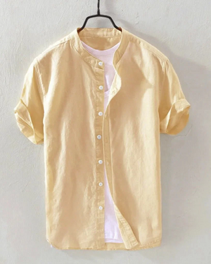 Camisa Aspen De Hombre Manga Corta Ajuste Entallado