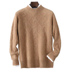 Jersey De Hombre 100% Cachemira Corte Clásico