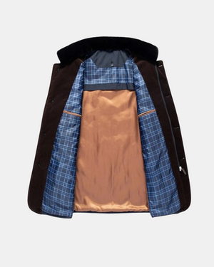 Wasserdichte Business-Herrenjacke im Slim-Fit-Schnitt