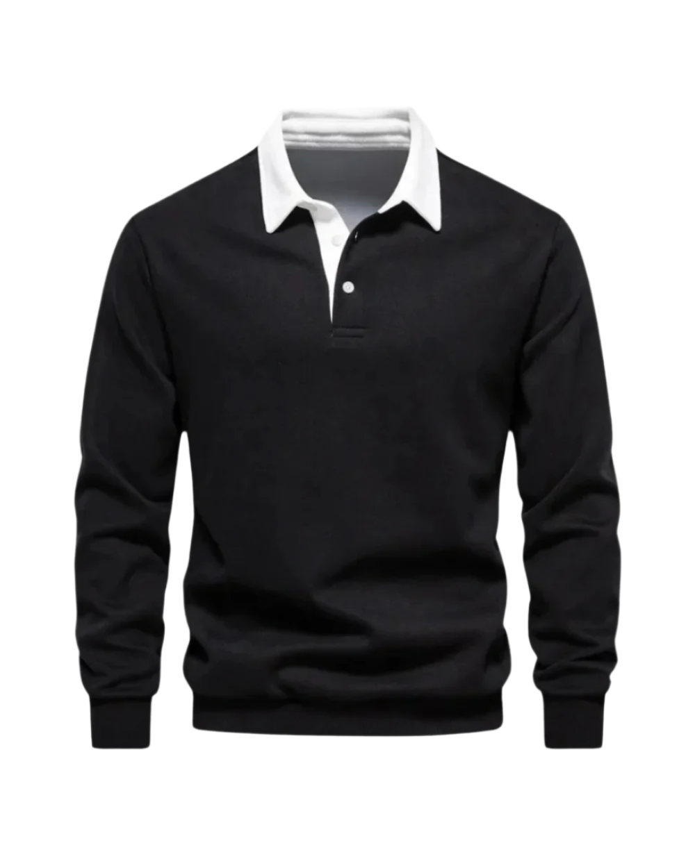 Weicher, gestrickter Polo-Pullover