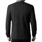 Herren-Cardiganhemd 2-in-1 aus Premium-Stoff