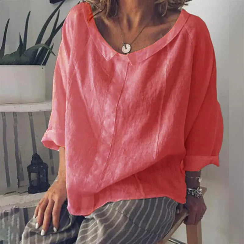 Ärmellose Damenbluse im zeitlosen Stil