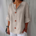 Minimalist Oversize Blouse with Vertical Structure
