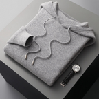 Sudadera De Lana Merino Con Capucha Para Hombre