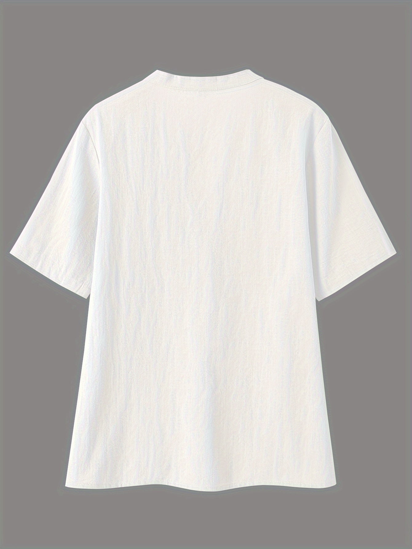 Elegante Bluse mit V-Ausschnitt und Holzknöpfen