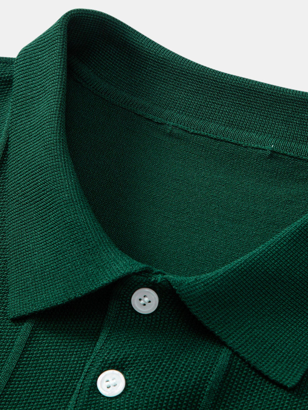 Conjunto Polo Punto Jacquard a Rayas y Pantalón Recto