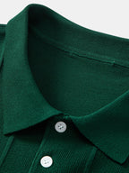 Conjunto Polo Punto Jacquard a Rayas y Pantalón Slim