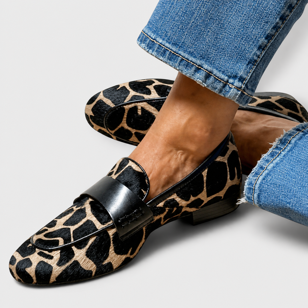 Léonie™ | Leopard Loafer