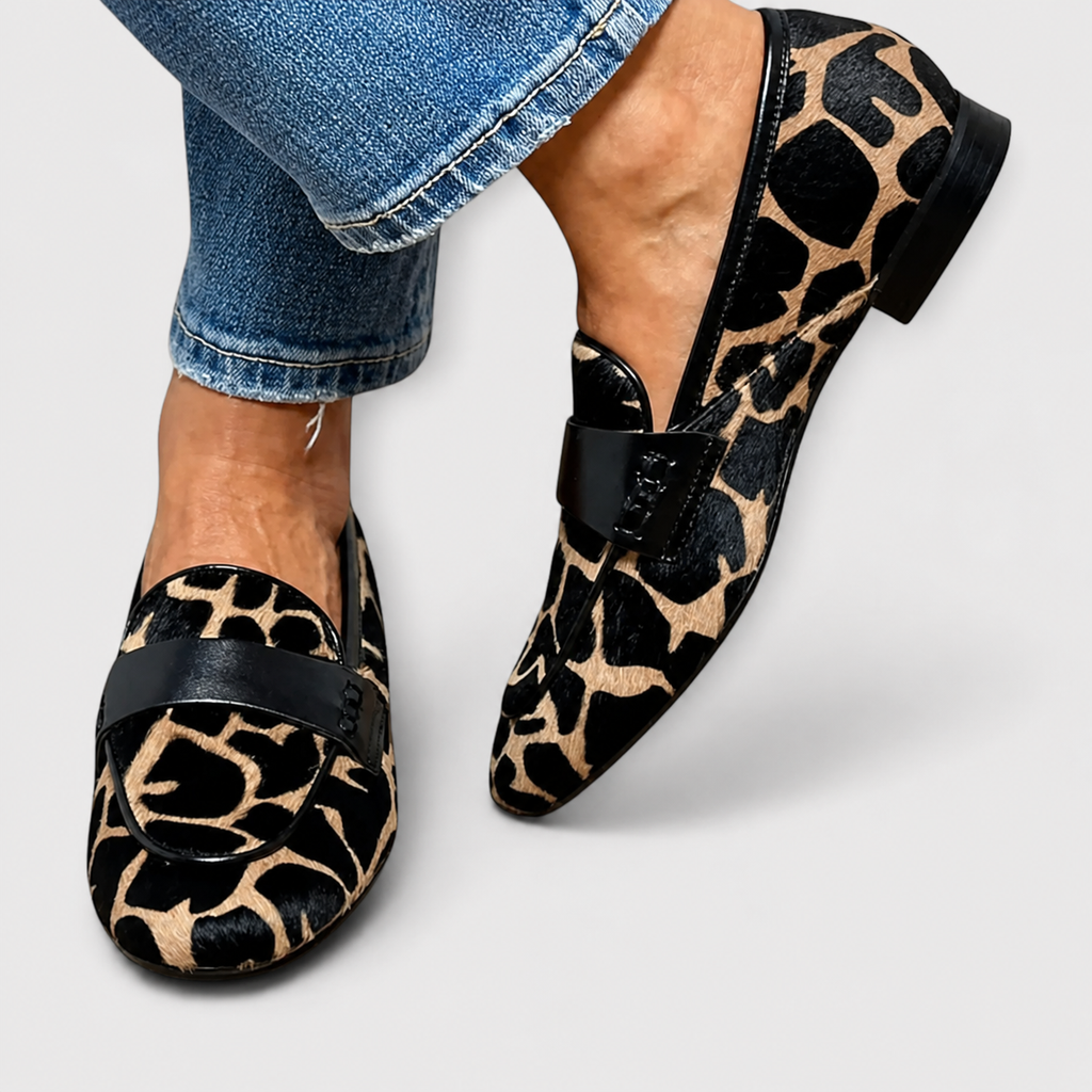 Léonie™ | Leopard Loafer