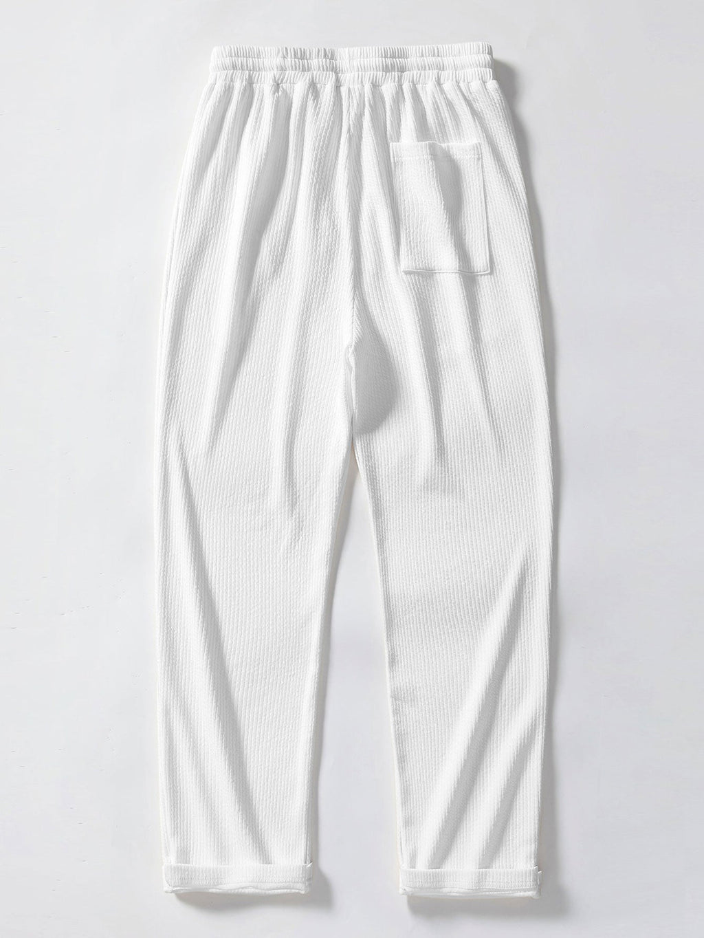 Conjunto Polo Jacquard Geométrico y Pantalón Recto