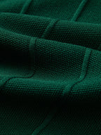 Conjunto Polo Punto Jacquard a Rayas y Pantalón Slim