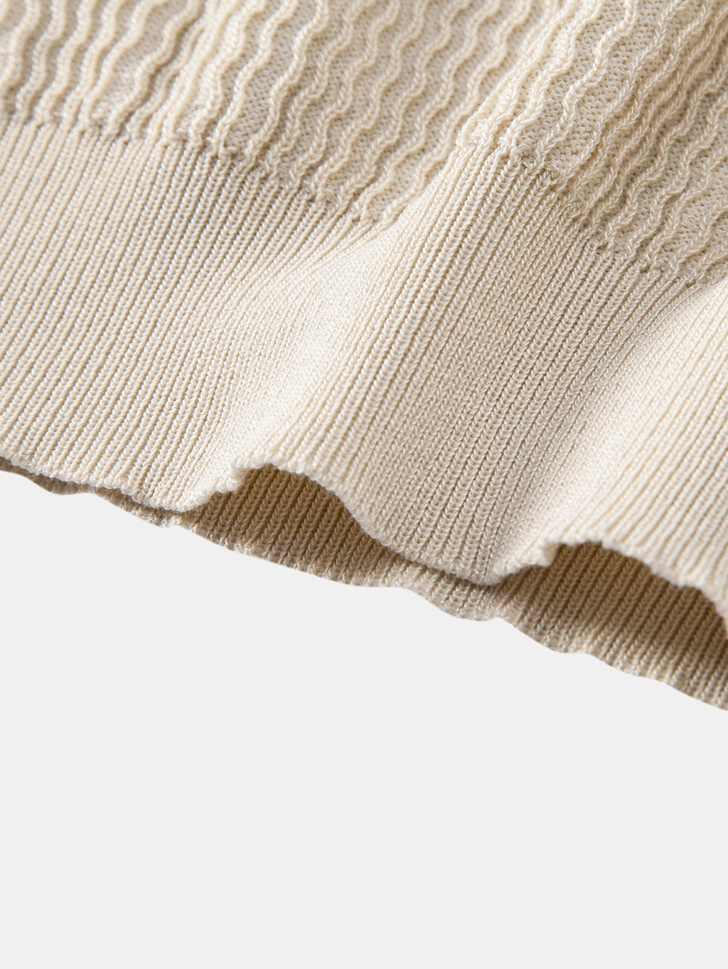 Conjunto Polo Tejido Jacquard y Pantalón Slim Tapered