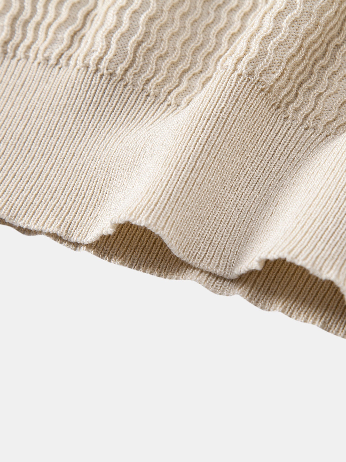 Conjunto Polo Tejido Jacquard y Pantalón Slim Tapered