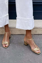 Allegra | Everyday Elegance Gold Sandals