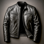 Chaqueta De Piel Vintage Para Hombre – Estilo Atemporal