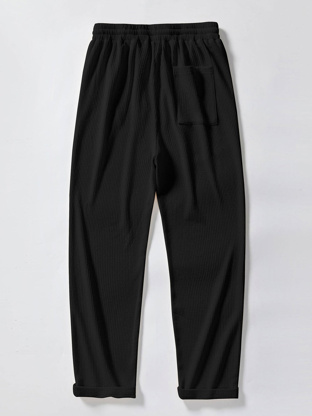 Conjunto Polo Jacquard Manga Corta y Pantalón Recto