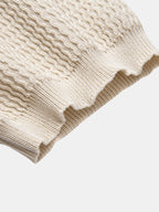 Conjunto Polo Tejido Jacquard y Pantalón Slim Tapered