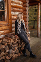 Damen-Steppweste Leopard – lässiger und schicker Look