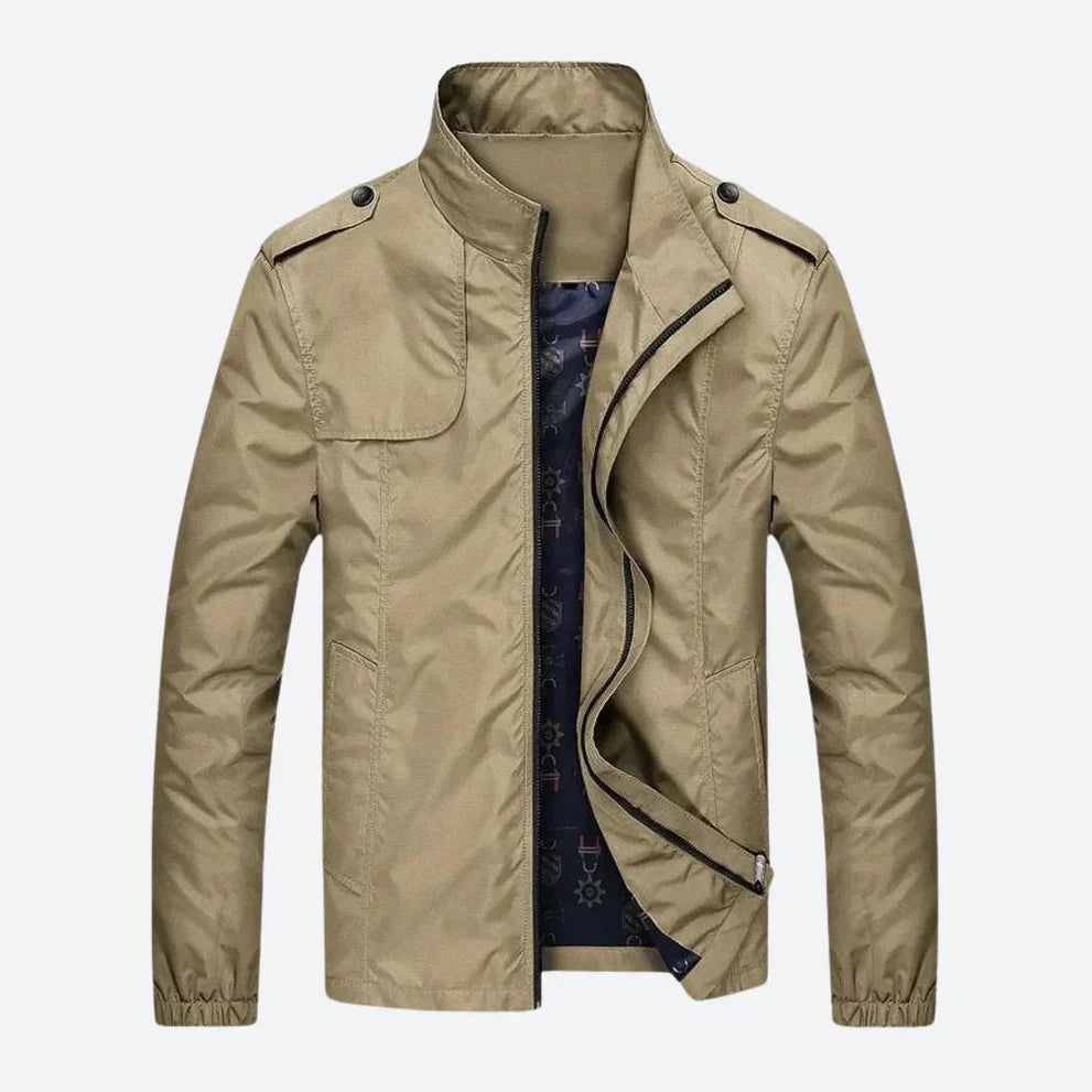 Chaqueta Bomber Hombre Casual De Tejido Premium