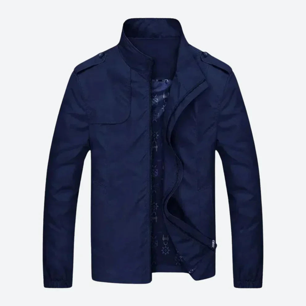 Chaqueta Bomber Hombre Casual De Tejido Premium
