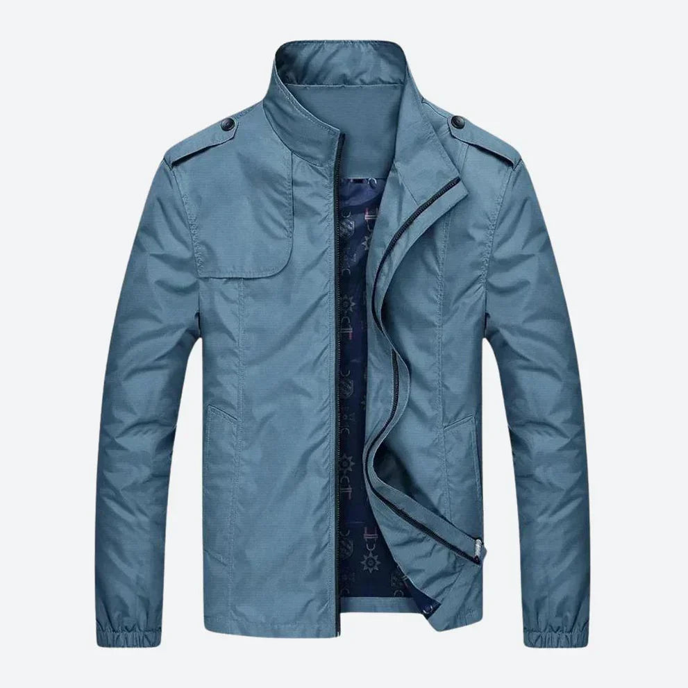Chaqueta Bomber Hombre Casual De Tejido Premium