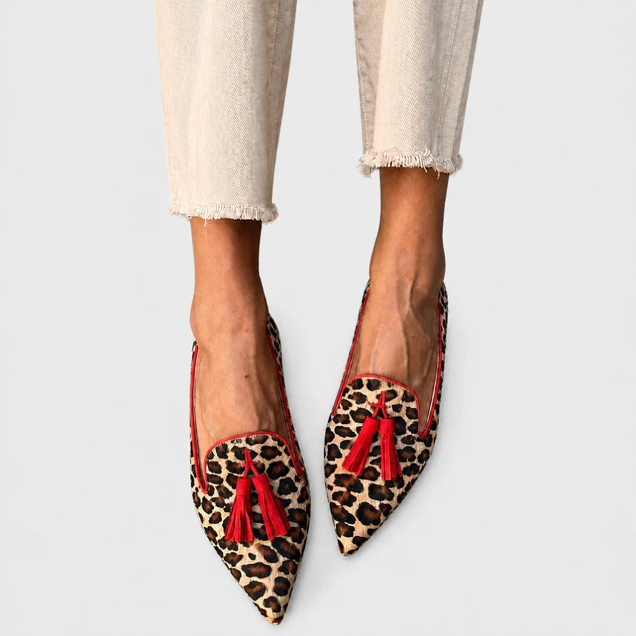 Nela™ | Leopard Loafers