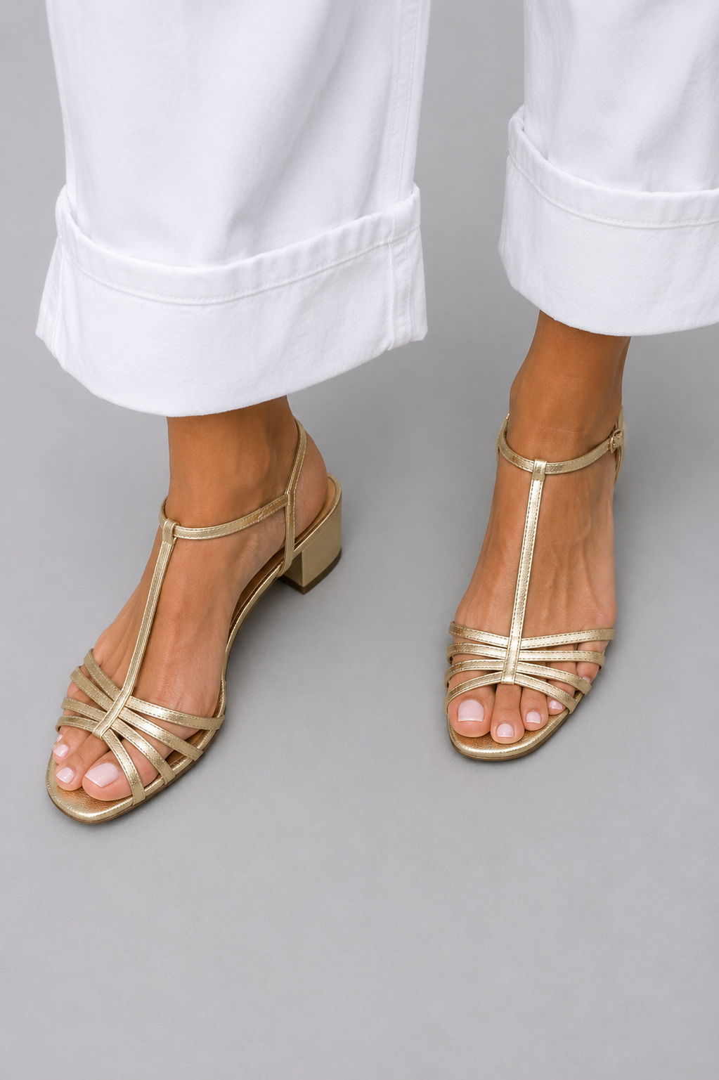 Allegra | Everyday Elegance Gold Sandals