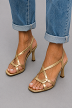 Soleil™ | Golden Sandals, Summer Charm