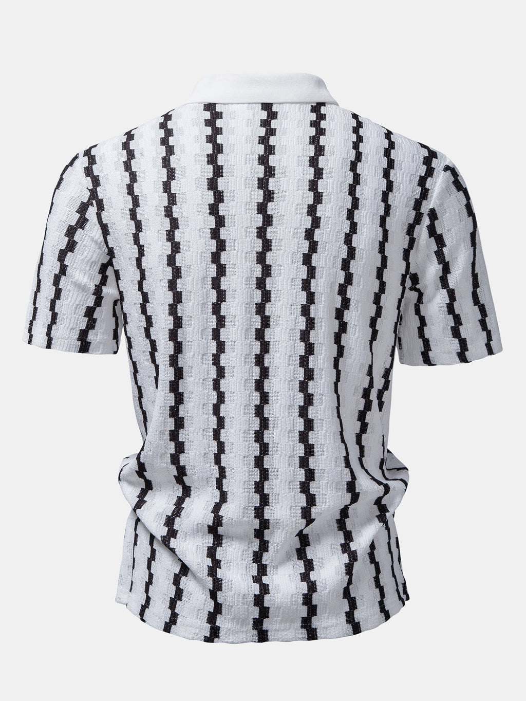 Conjunto Camisa Cuadros Jacquard y Pantalón Recto Lino