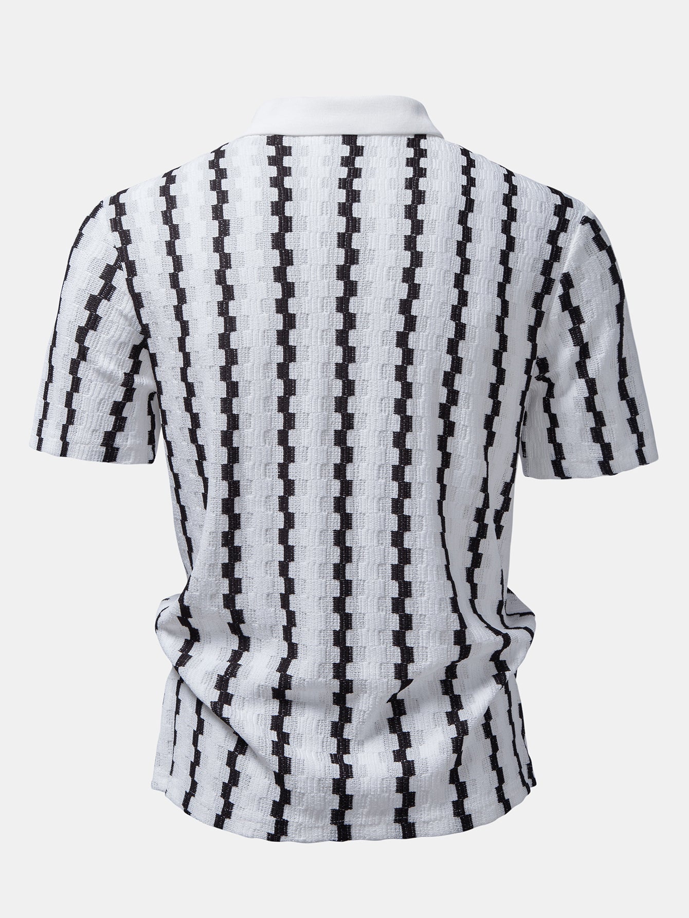 Conjunto Camisa Cuadros Jacquard y Pantalón Recto Lino