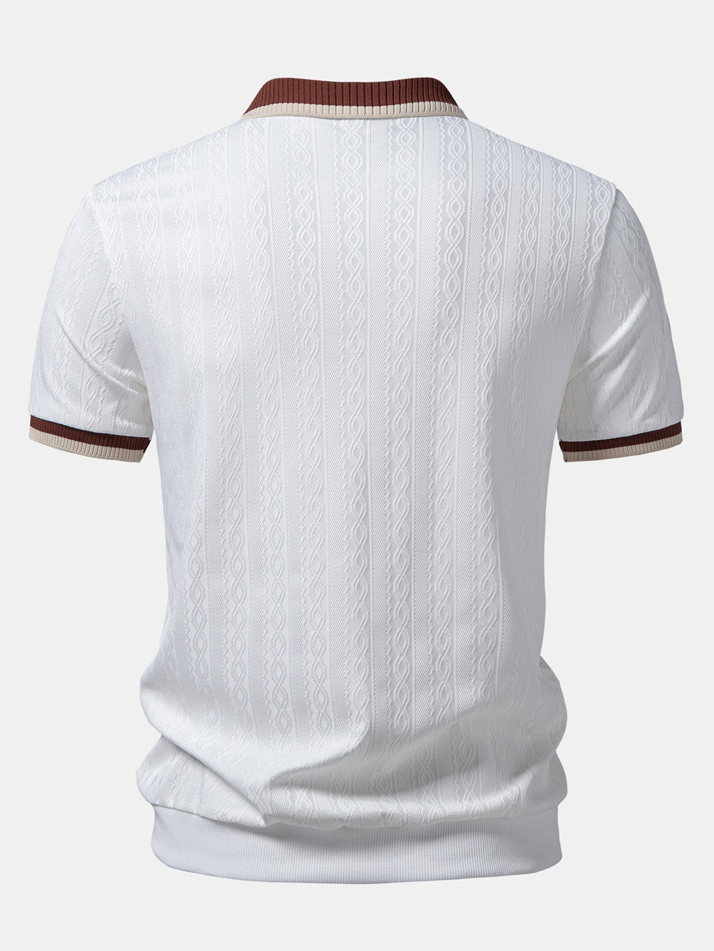 Conjunto Polo De Punto Con Cremallera Y Pantalón Slim