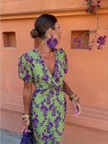 Women's Elegant Summer Dress with Flowing Cut