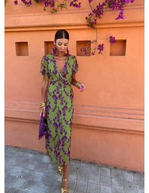 Elegantes Sommerkleid für Damen mit fließendem Schnitt