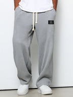 Pantalones Amplios Lorenzo Con Textura Panal Elegante