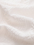 Conjunto Camisa Jacquard Geométrica y Pantalón Recto