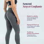 Anti-Cellulite 3D Leggings mit leichter Kompression