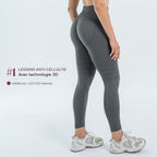 3D-Cellulite-Drainage-Leggings Braun