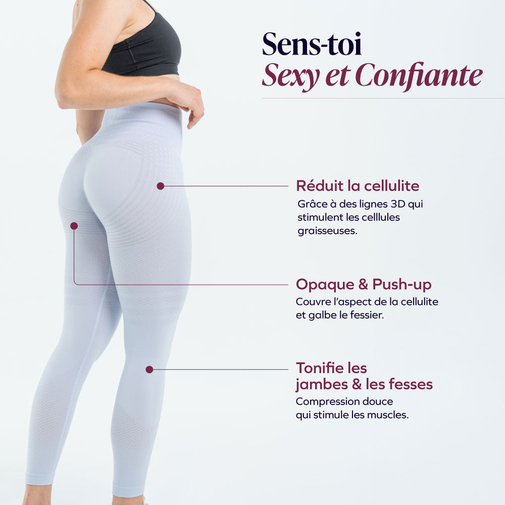 3D Cellulite-Drainage-Leggings – Sanfte Kompression