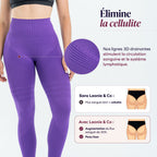 3D-Anti-Cellulite-Leggings mit leichter Kompression