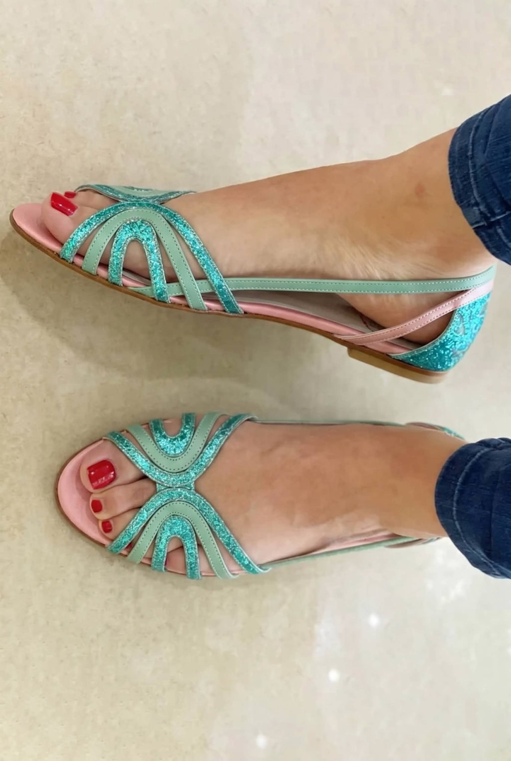 Eleonora | Gold Summer Light Sandals