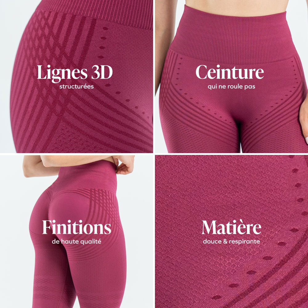 Anti-Cellulite 3D Figurformende Kompressionsleggings