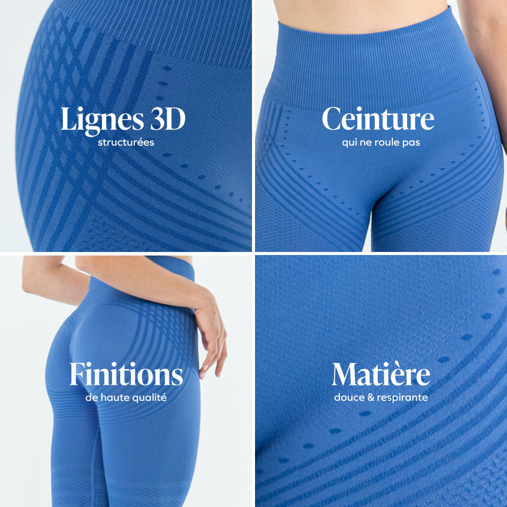 Drainage-Leggings 3D Anti-Cellulite mit sanfter Kompression