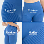 Drainage-Leggings 3D Anti-Cellulite mit sanfter Kompression