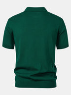 Conjunto Polo Punto Jacquard a Rayas y Pantalón Recto