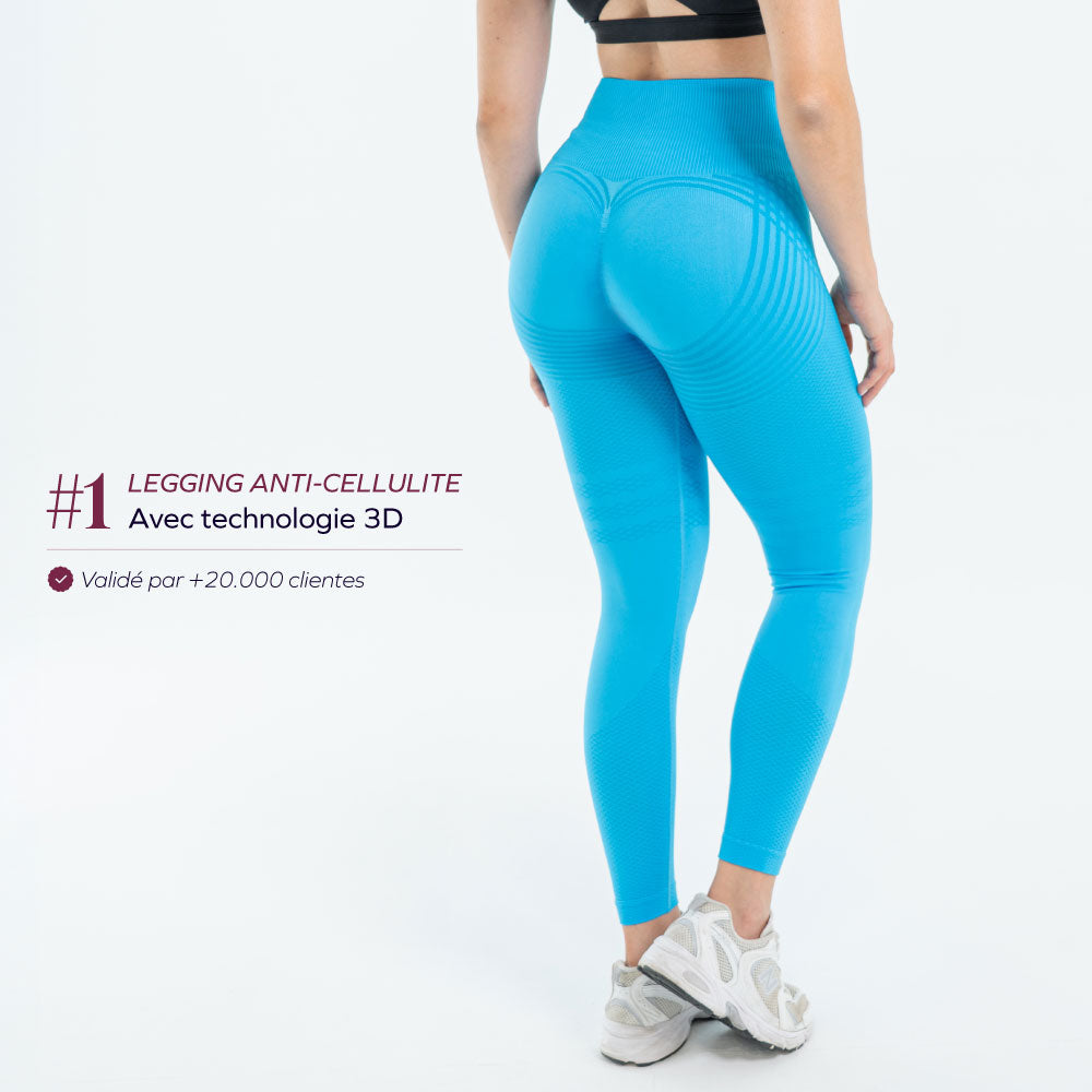 Drainage-Leggings 3D Anti-Cellulite mit sanfter Kompression