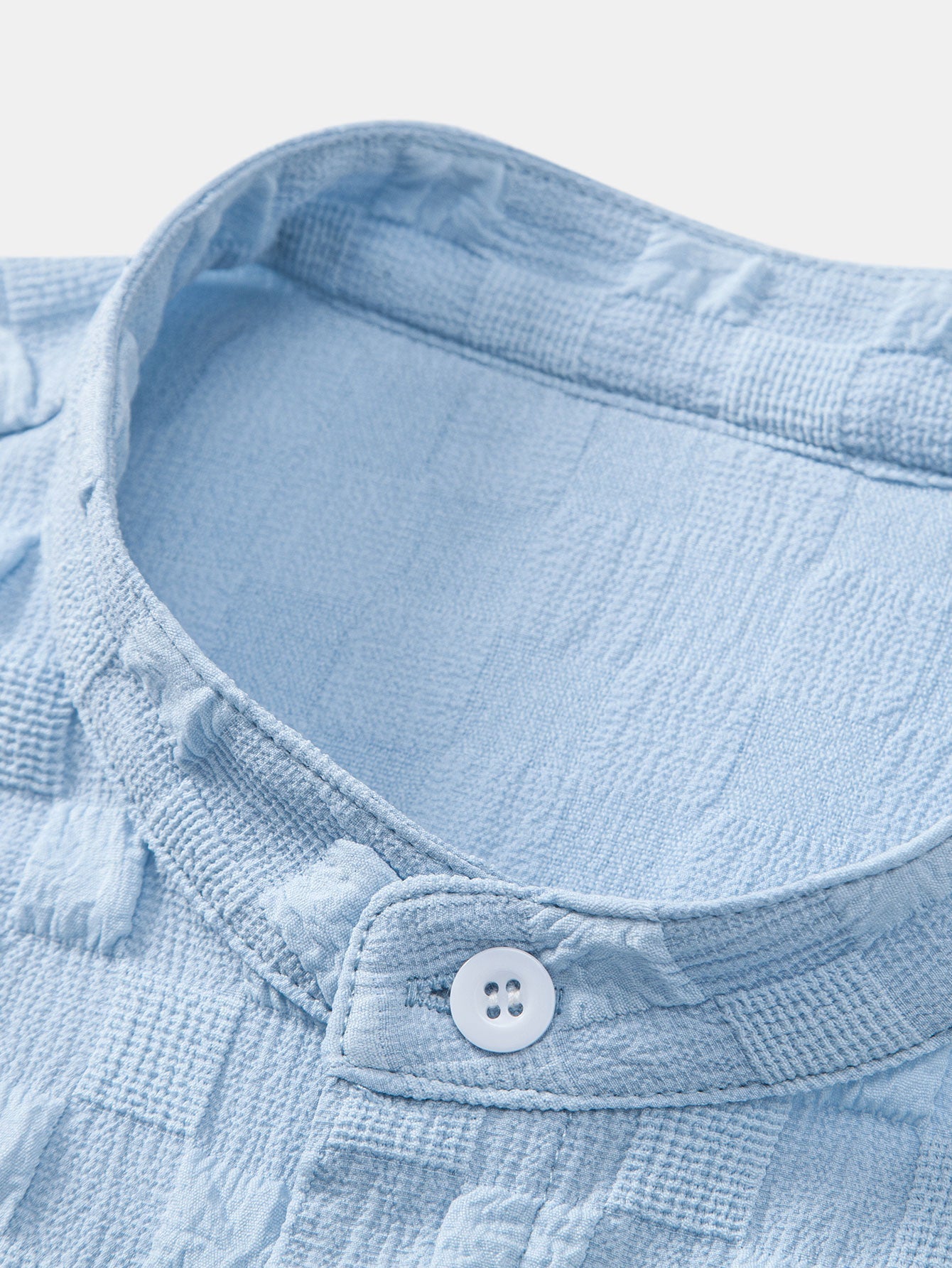 Conjunto Camisa y Pantalón Corto Cuadros Jacquard