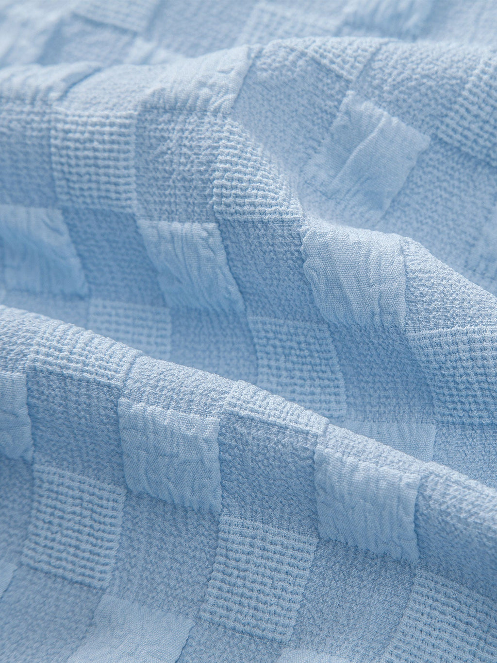 Conjunto Camisa y Pantalón Corto Cuadros Jacquard