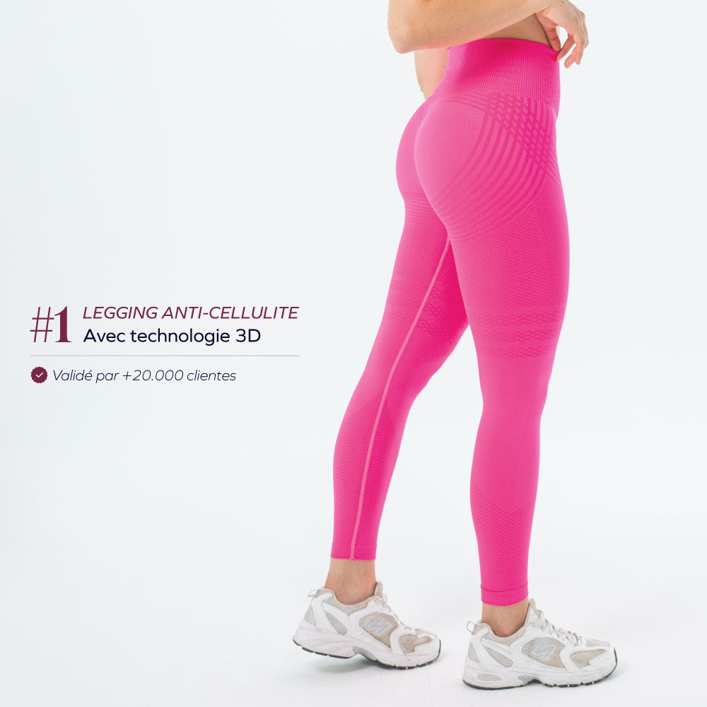 3D-Leggings entwässernd, gegen Cellulite – Kompressionsgewebe