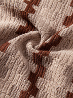 Conjunto Camisa Cuadros Jacquard y Pantalón Recto Lino