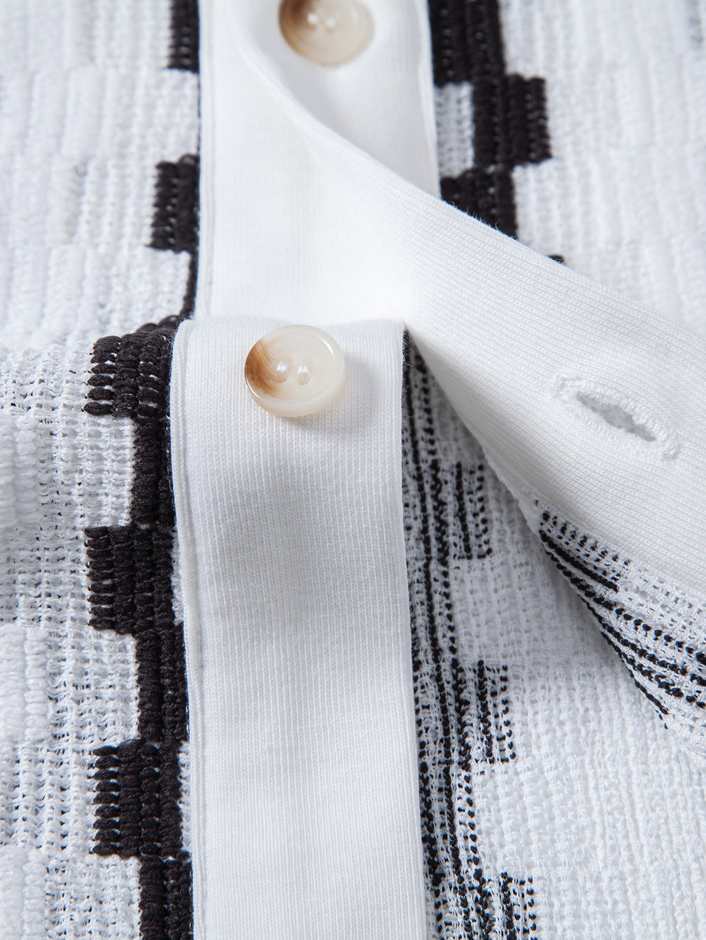 Conjunto Camisa Cuadros Jacquard y Pantalón Recto Lino